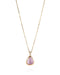 Pink Sapphire And Diamond Pendant Necklace